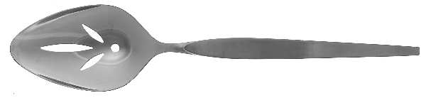 Satinique (Stainless, Older) Pierced Tablespoon (Serving Spoon)