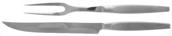 Satinique (Stainless, Older) Large 2-Piece Roast Carving Set w/Stainless Blade