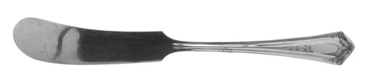 Savoy-Seneca Duro (Silverplate, 1921) Flat Handle Butter Spreader