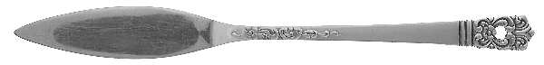 Scandinavia (Silverplate, 1970) Flat Handle Master Butter Knife