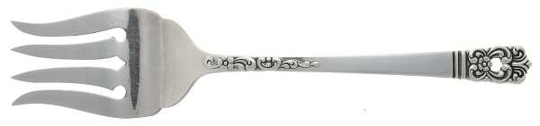 Scandinavia (Silverplate, 1970) Medium Solid Cold Meat Serving Fork
