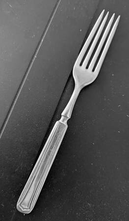 Scotia (Silverplate, 1915-1908) Indented Solid Handled Fork