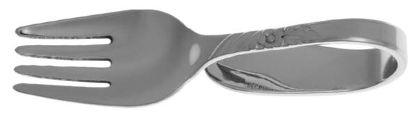 Sea Breeze (Stainless) Baby Fork with Curved Handle HC