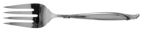 Sentimental (Sterling, 1960) Medium Solid Cold Meat Serving Fork