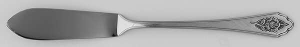 Sentimental Rose (Stainless) Flat Handle Master Butter Knife