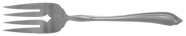 Shasta (Stainless) Medium Solid Cold Meat Serving Fork