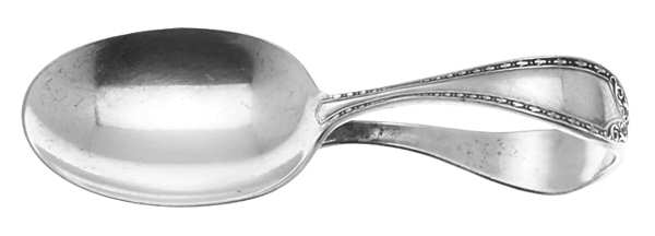 Sheraton (Silverplate, 1910) Curved Handle Baby Spoon