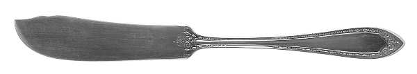 Sheraton (Silverplate, 1910) Flat Handle Butter Spreader