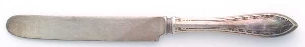 Sheraton (Silverplate, 1910) Blunt Hollow Knife with Bolster