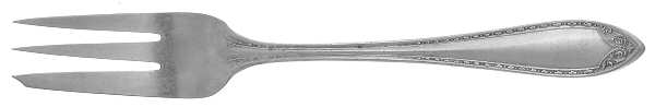 Sheraton (Silverplate, 1910) Pastry Fork