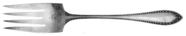 Sheraton (Silverplate, 1910) Medium Solid Cold Meat Serving Fork