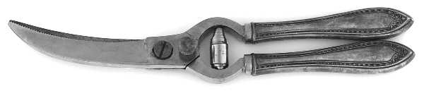 Sheraton (Silverplate, 1910) Poultry Shears with Stainless Blades