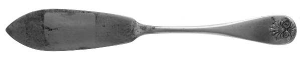 Shell (Silverplate, 1898) Flat Handle Butter Spreader