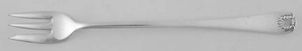 Shell (Silverplate, 1898) Cocktail/Seafood Fork