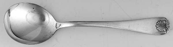 Shell (Silverplate, 1918) Round Bowl Soup Spoon (Cream Soup)