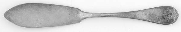 Shell (Silverplate, 1918) Flat Handle Butter Spreader