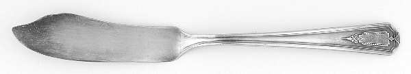 Shelton (Silverplate, 1935) Flat Handle Master Butter Knife