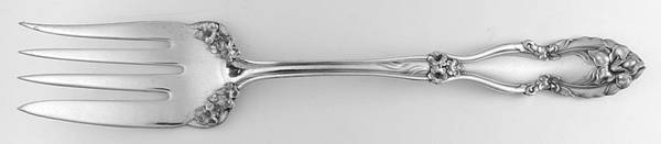 Sherwood (Silverplate, 1913) Medium Solid Cold Meat Serving Fork