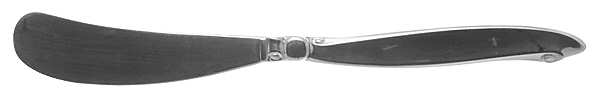 Shoreline (Stainless, Glossy Finish) Flat Handle Butter Spreader