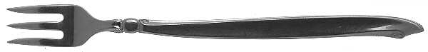 Shoreline (Stainless, Glossy Finish) Cocktail/Seafood Fork
