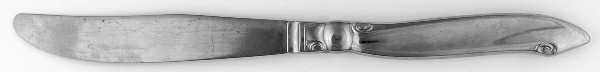 Shoreline (Stainless, Glossy Finish) Modern Hollow Knife-Pinched Handle