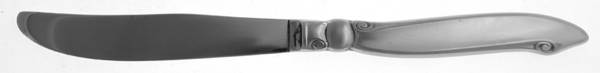 Shoreline (Stainless, Satin Finish) Modern Hollow Knife-Pinched Handle