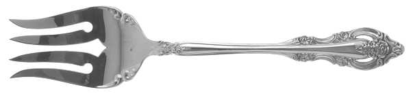 Silver Artistry (Silverplate, 1965) Medium Solid Cold Meat Serving Fork