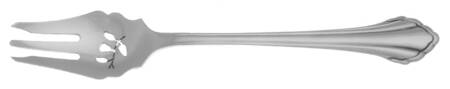 Silver Clarette (Silverplate) Pickle Fork Pierced with Short Handle HC