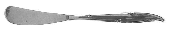 Silver Flower (Silverplate, 1960) Flat Handle Butter Spreader