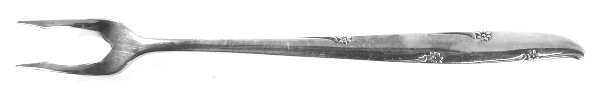 Silver Flower (Silverplate, 1960) Short Handle Pickle/Olive Fork