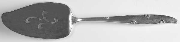 Silver Flower (Silverplate, 1960) Solid Pierced Pie Server