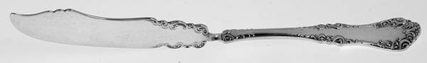 Simeon No. 1 (Silverplate, 1907) Flat Handle Master Butter Knife