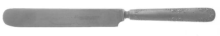 Simeon No. 1 (Silverplate, 1907) Blunt Solid Knife
