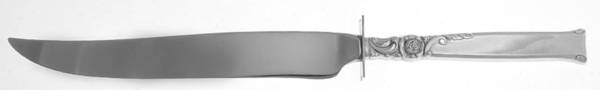 Silver Rose (Sterling, 1956) Small Steak Carving Knife with Stainless Blade
