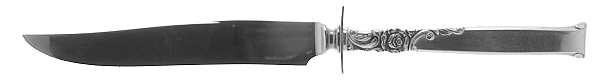 Silver Rose (Sterling, 1956) Small Carving Knife W/Sterling Guard