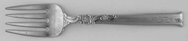 Silver Rose (Sterling, 1956) Baby Fork