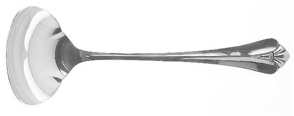 Silver Royal Flute (Silverplate) Solid Gravy Ladle