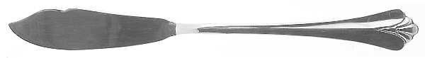 Silver Royal Flute (Silverplate) Flat Handle Master Butter Knife
