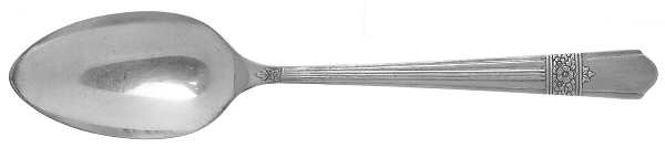 Silver Rose (Silverplate, 1940) Place/Oval Soup Spoon