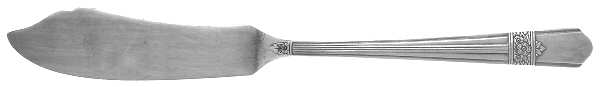 Silver Rose (Silverplate, 1940) Flat Handle Master Butter Knife