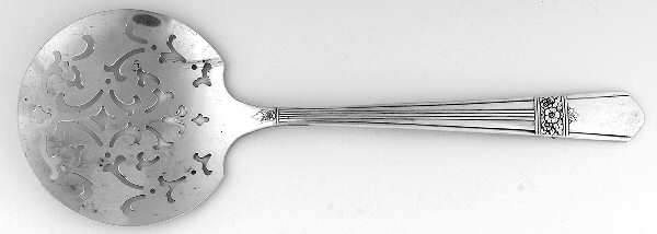 Silver Rose (Silverplate, 1940) Tomato Server, Solid Piece