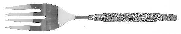 Silver Sands (Silverplate, 1966) Medium Solid Cold Meat Serving Fork