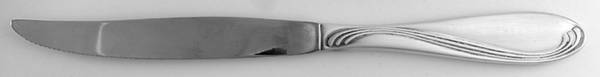 Silver Scroll (Silverplate) Individual Solid Handle Steak Knife