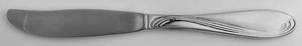 Silver Scroll (Silverplate) Dessert Knife with Stainless Blade