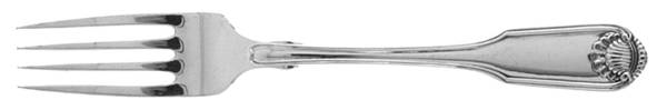 Silver Shell (Silverplate, 1978) Fork