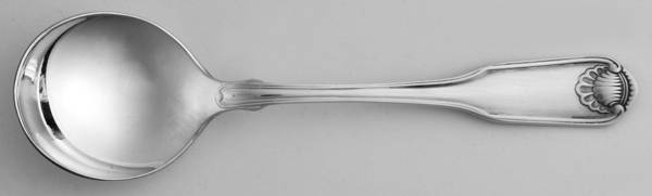 Silver Shell (Silverplate, 1978) Round Bowl Soup Spoon (Cream Soup)