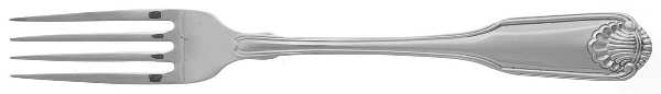 Silver Shell (Silverplate, 1978) Fork
