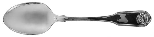 Silver Shell (Silverplate, 1978) Oval Place Soup Spoon