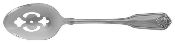 Silver Shell (Silverplate, 1978) Pierced Tablespoon (Serving Spoon)