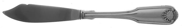Silver Shell (Silverplate, 1978) Hollow Handle Master Butter Knife